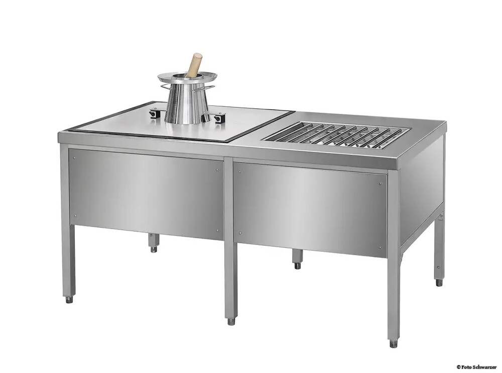 Mesa de sistema de laboratorio con mesa manual