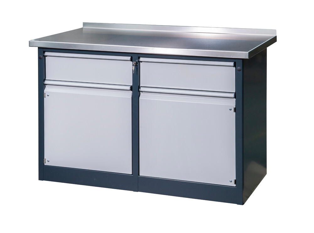 Mueble de trabajo con 2 cajones