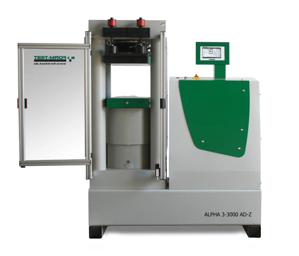 Máquina de ensayo de compresión ALPHA 3-3000 AD-Z para ensayo de ladrillos