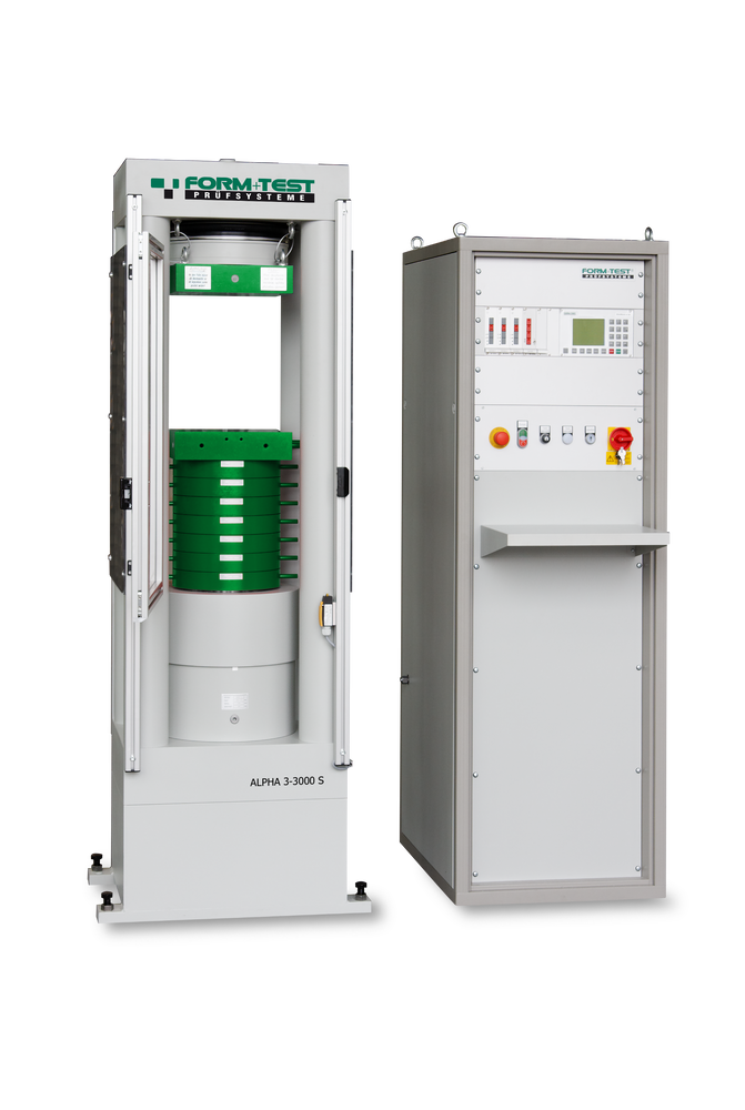 Máquina de ensayo de compresión ALPHA-3-3000 S